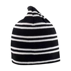 Result Unisex Adult Team Reversible Beanie / Black